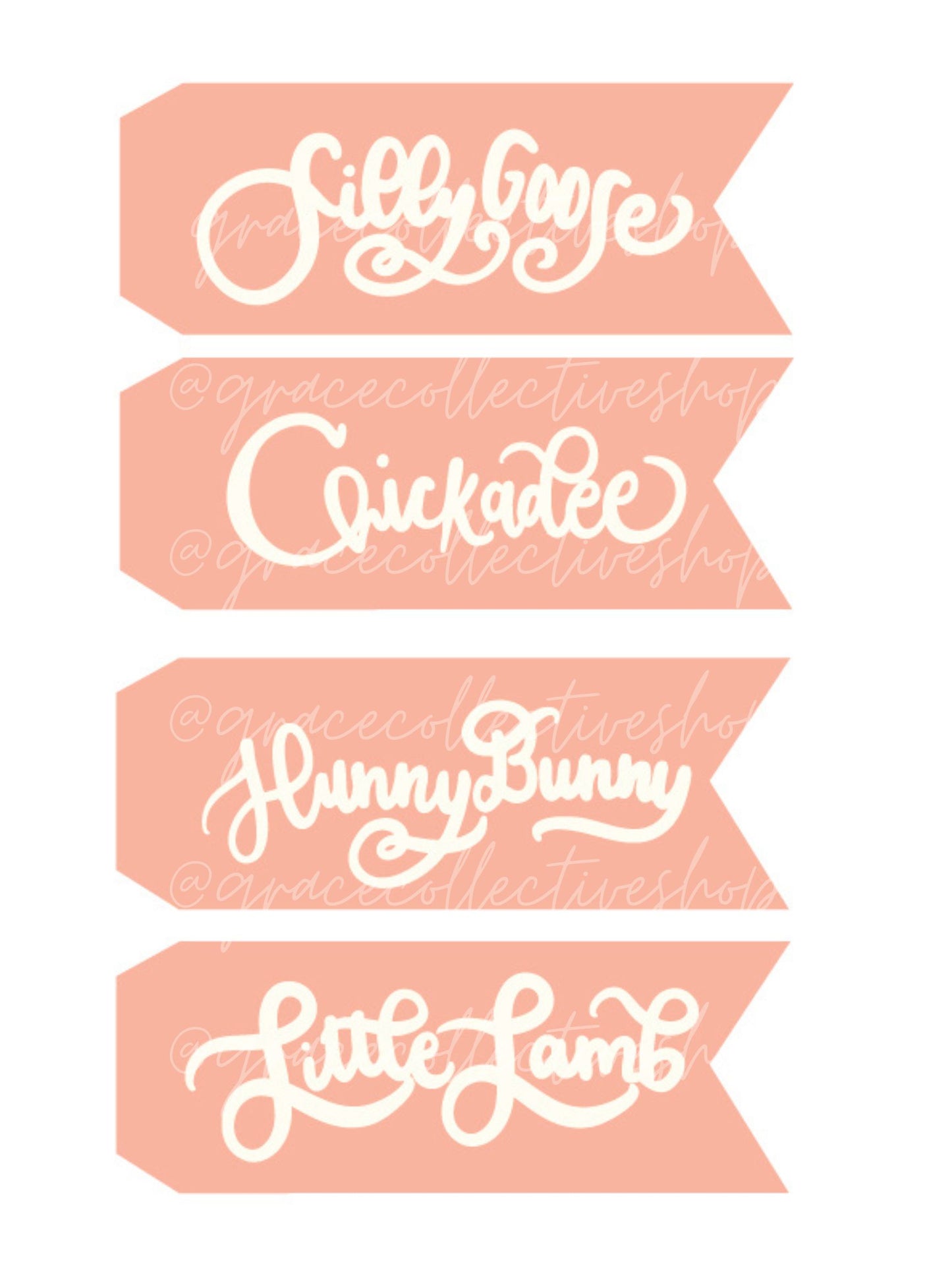 Easter Cottage Tags + Pennant Flags 25 | Printable Set