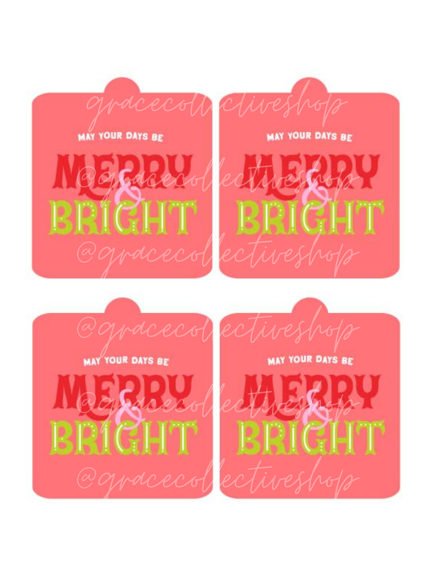 Merry + Bright | Christmas Printable Party Set