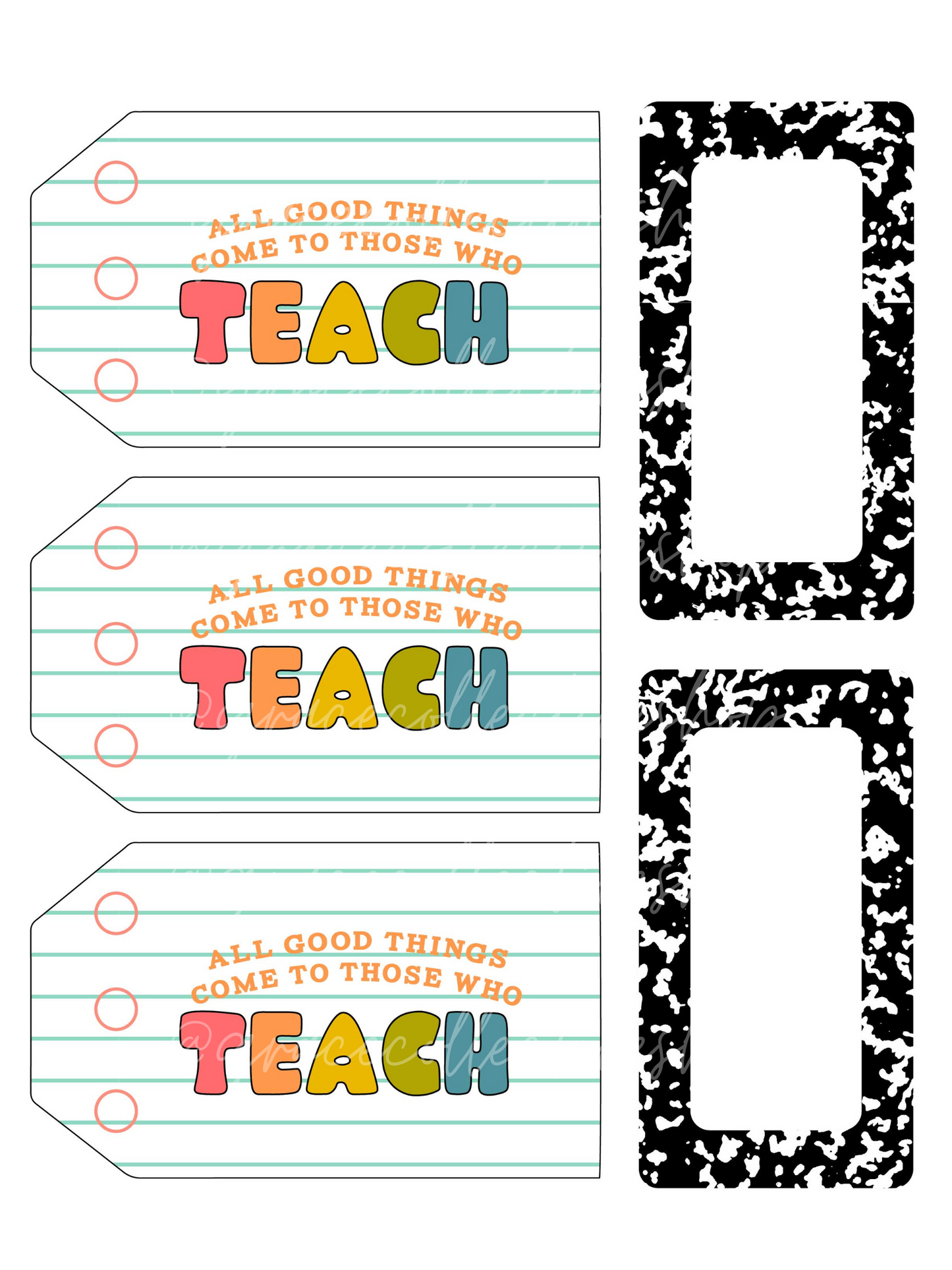 Bold Back to School | Printable Party Set
