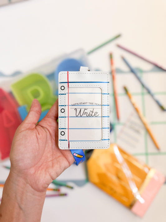 Notebook Paper Badge Insert | Printable