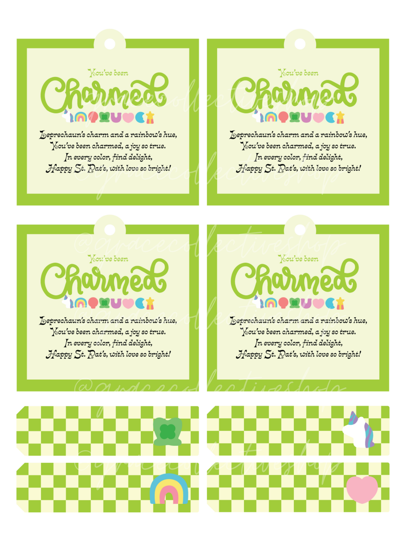 Lucky + Charmed | Printable Party Set