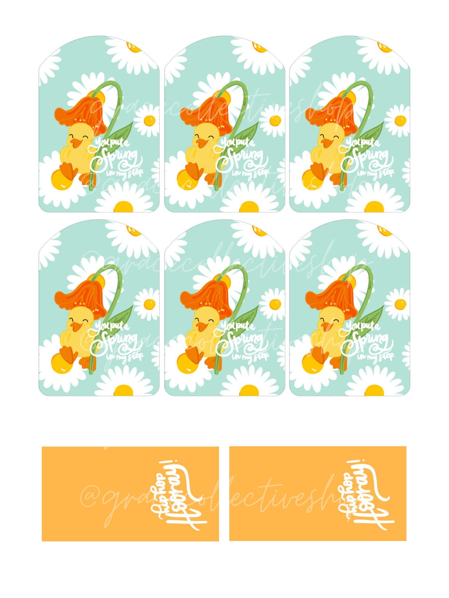Easter Tags + Flags 24| Printable Set