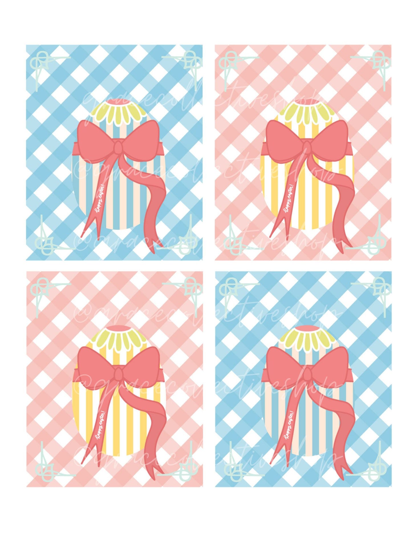 Easter Tags + Flags 24| Printable Set