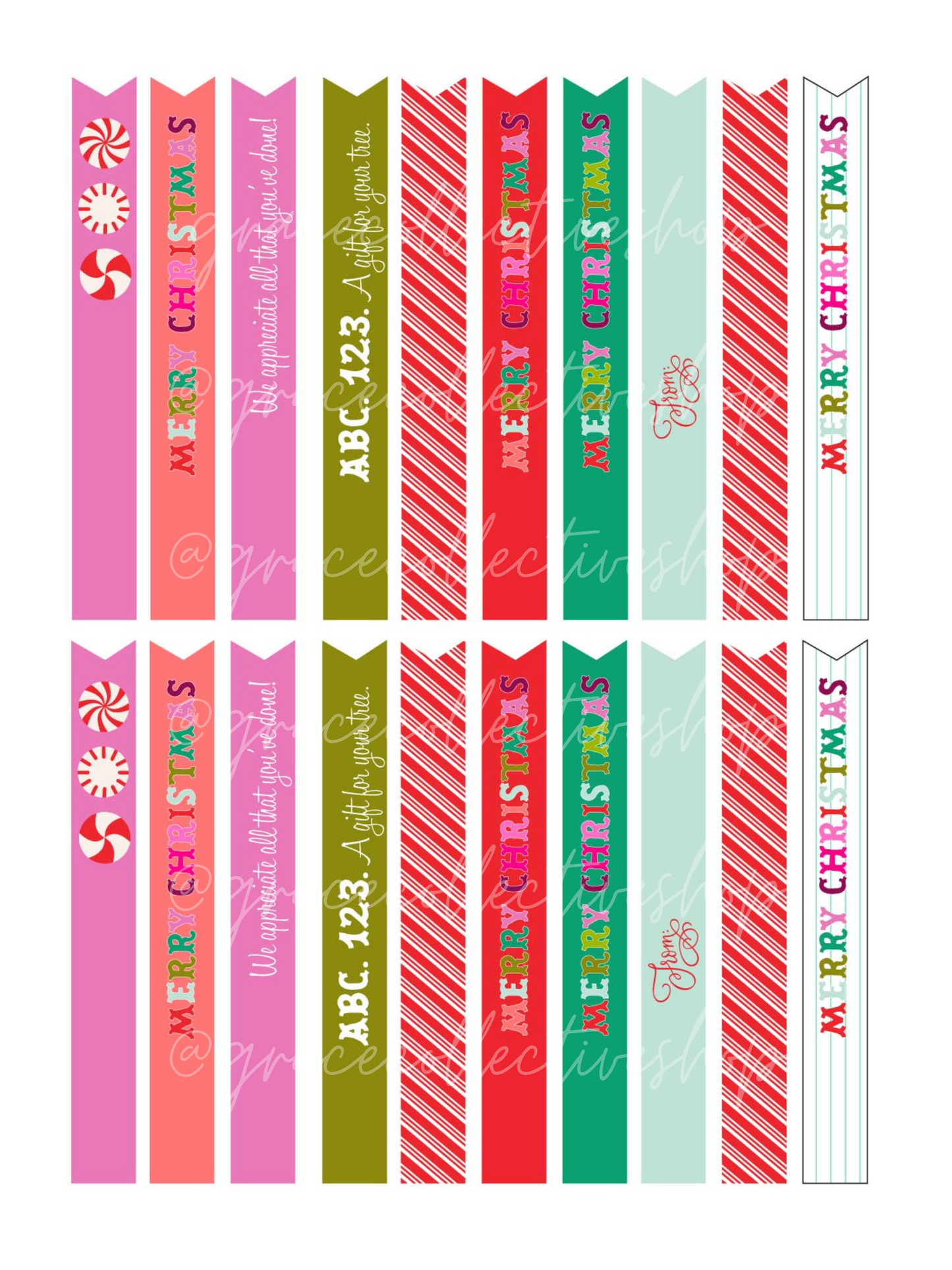 Merry Teachmas Christmas Tags for Teachers and Staff | Printable Set