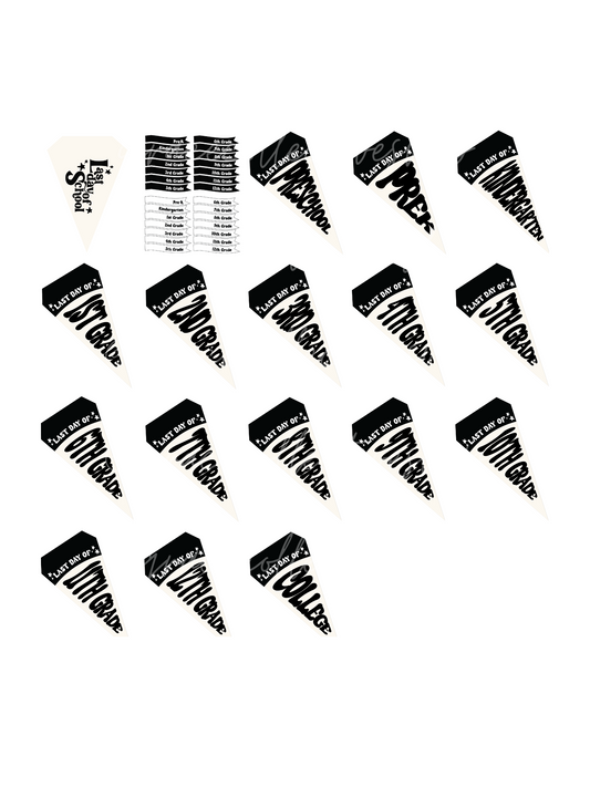 Last Day of School Classic | Pennant Printable Set