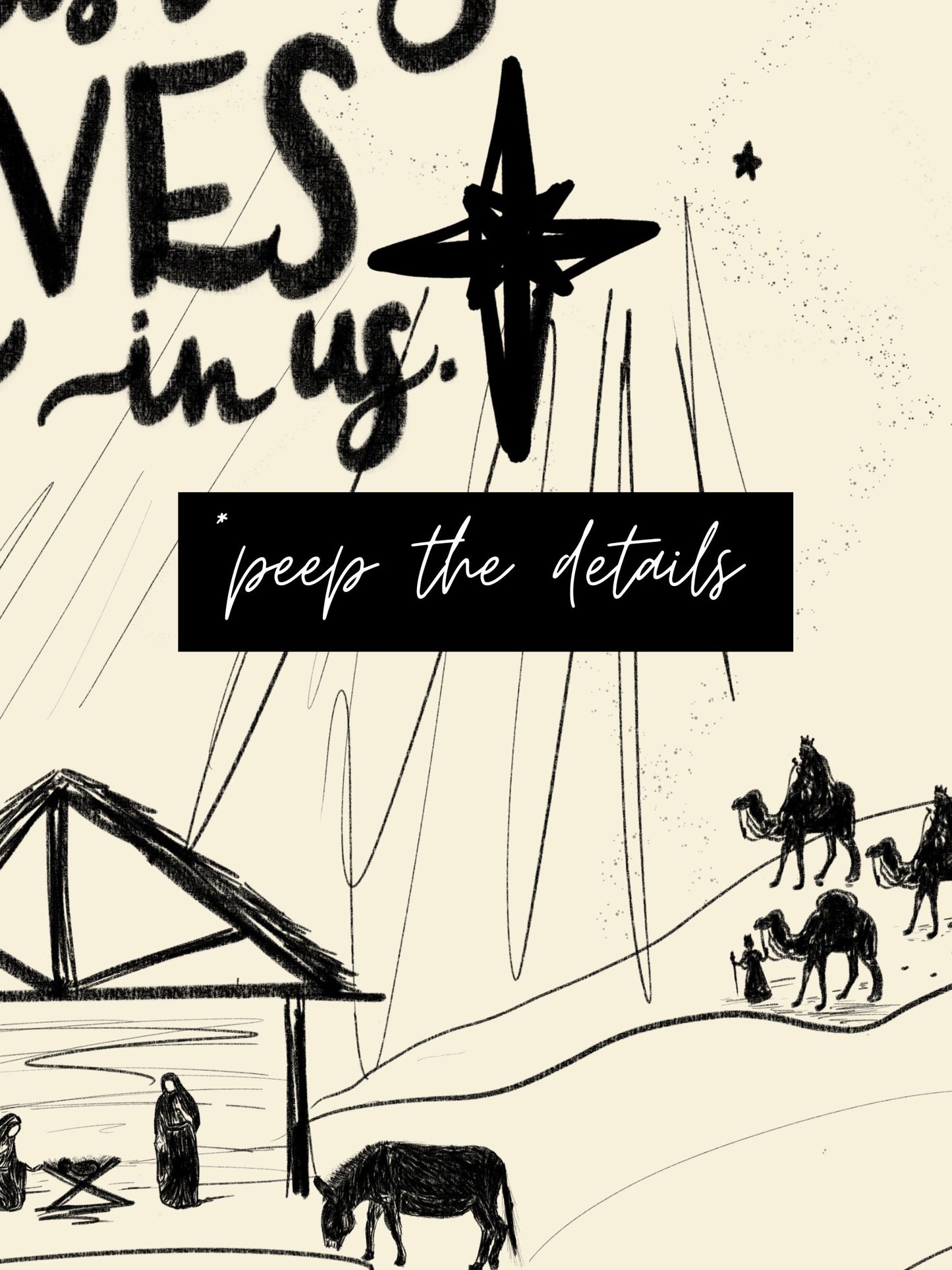 Christmas Lives in Us | Printable Art