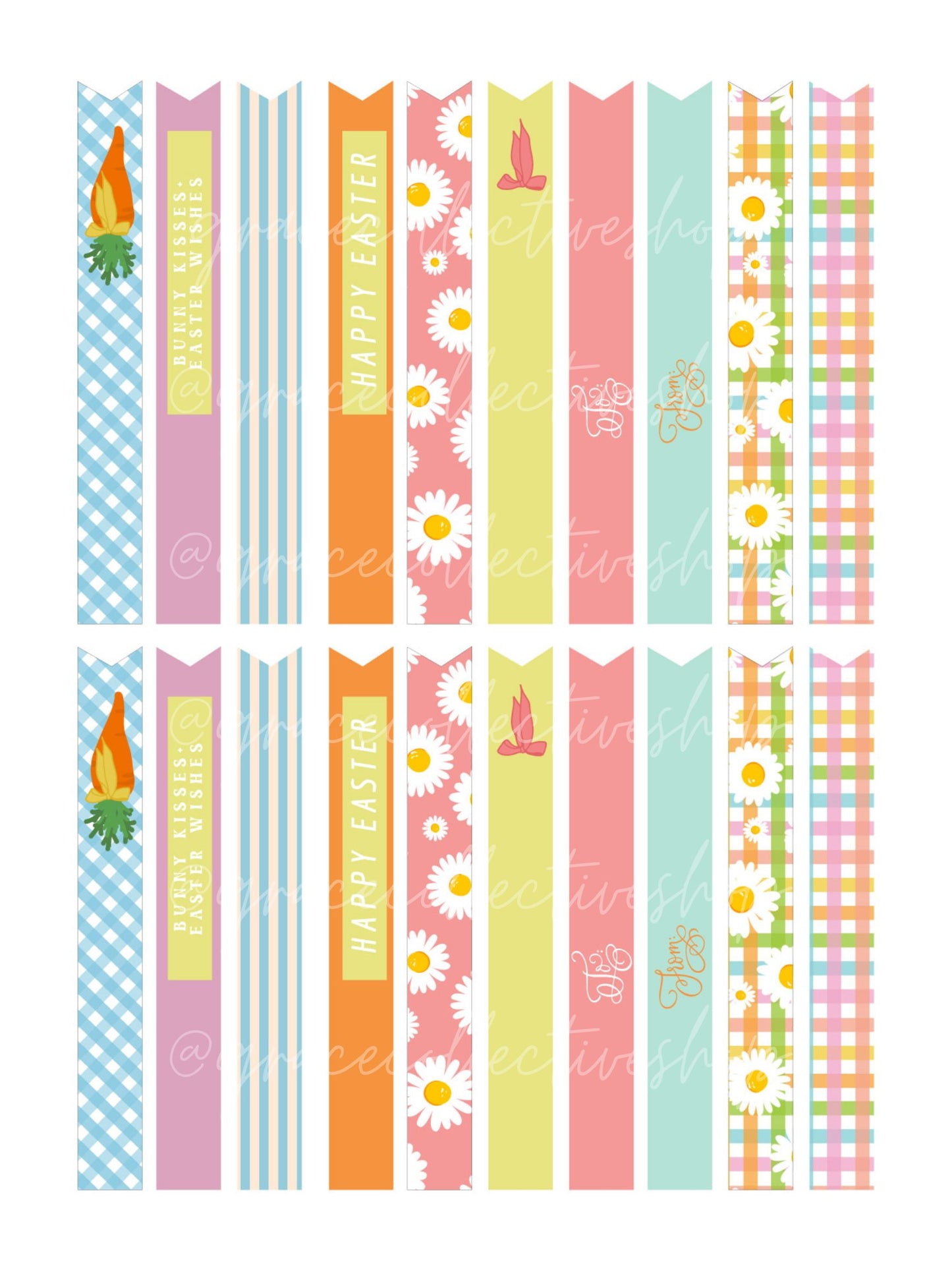 Easter Tags + Flags 24| Printable Set
