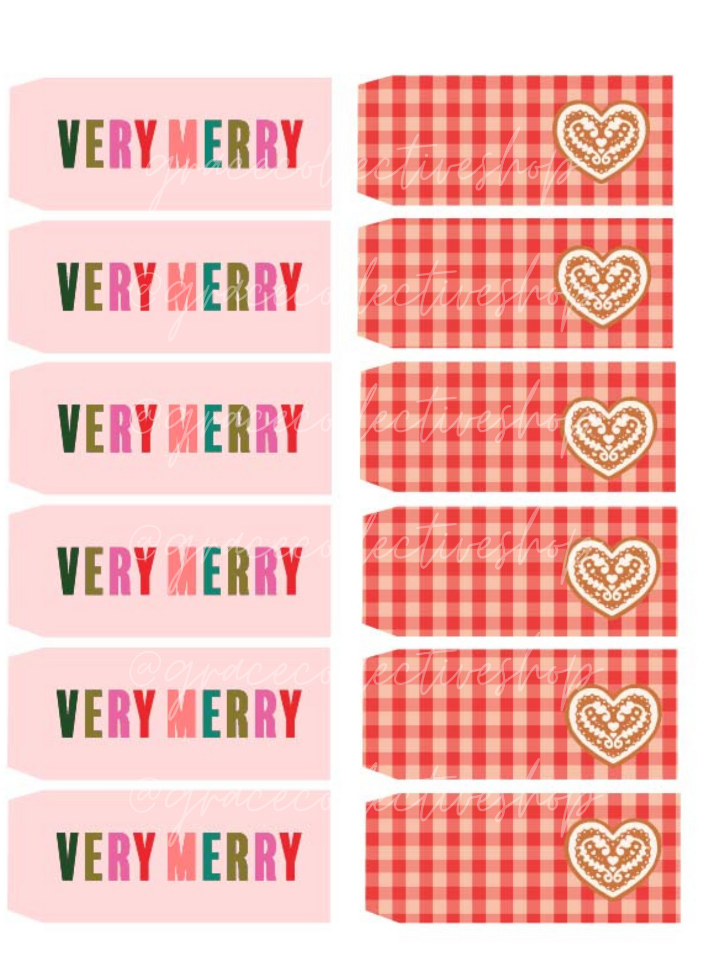 Merry + Bright | Christmas Printable Party Set