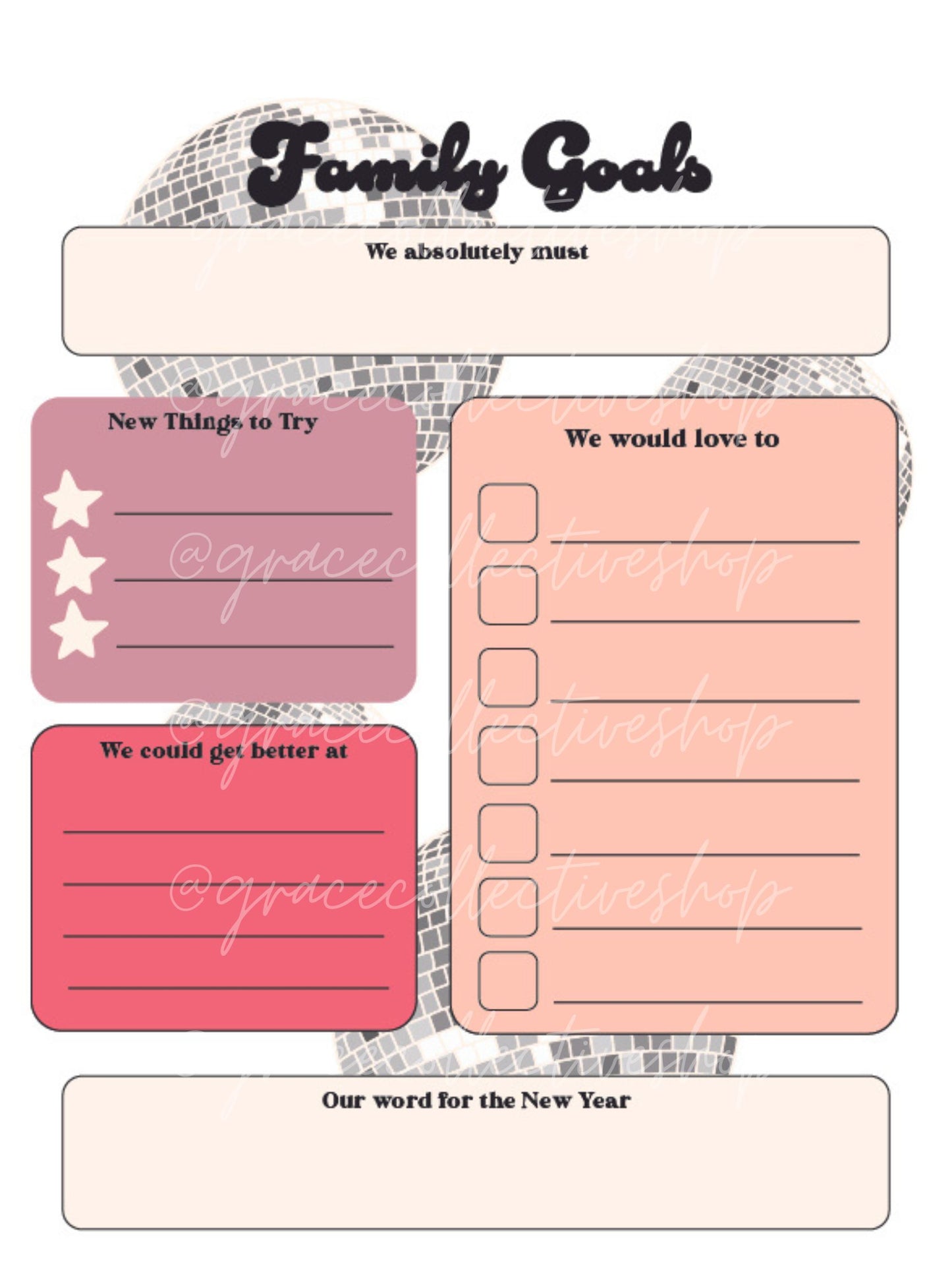 New Years 2026 | Printable Party Set