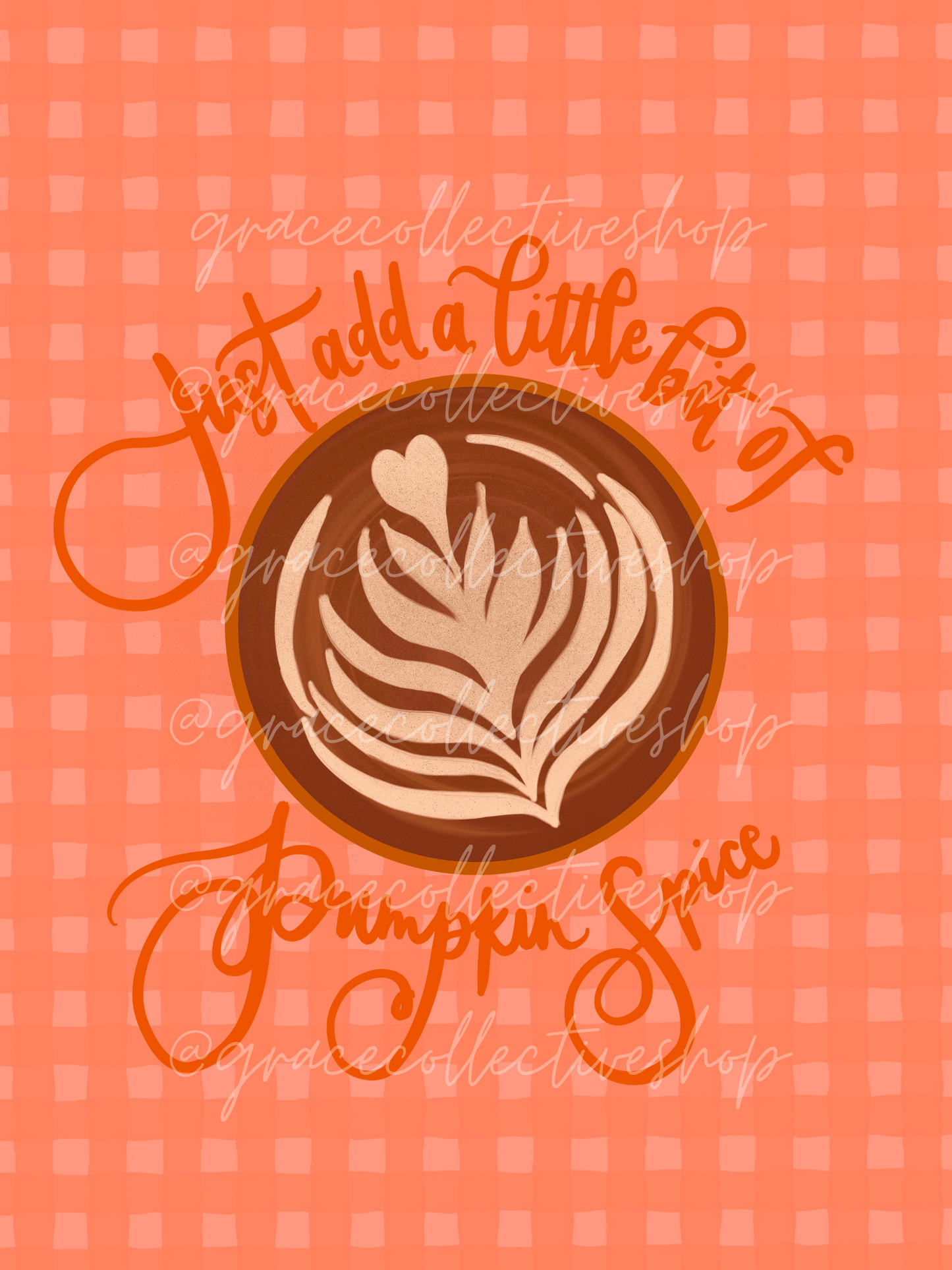 Pumpkin Spice Latte | Printable Collaboration with @jackiegblog