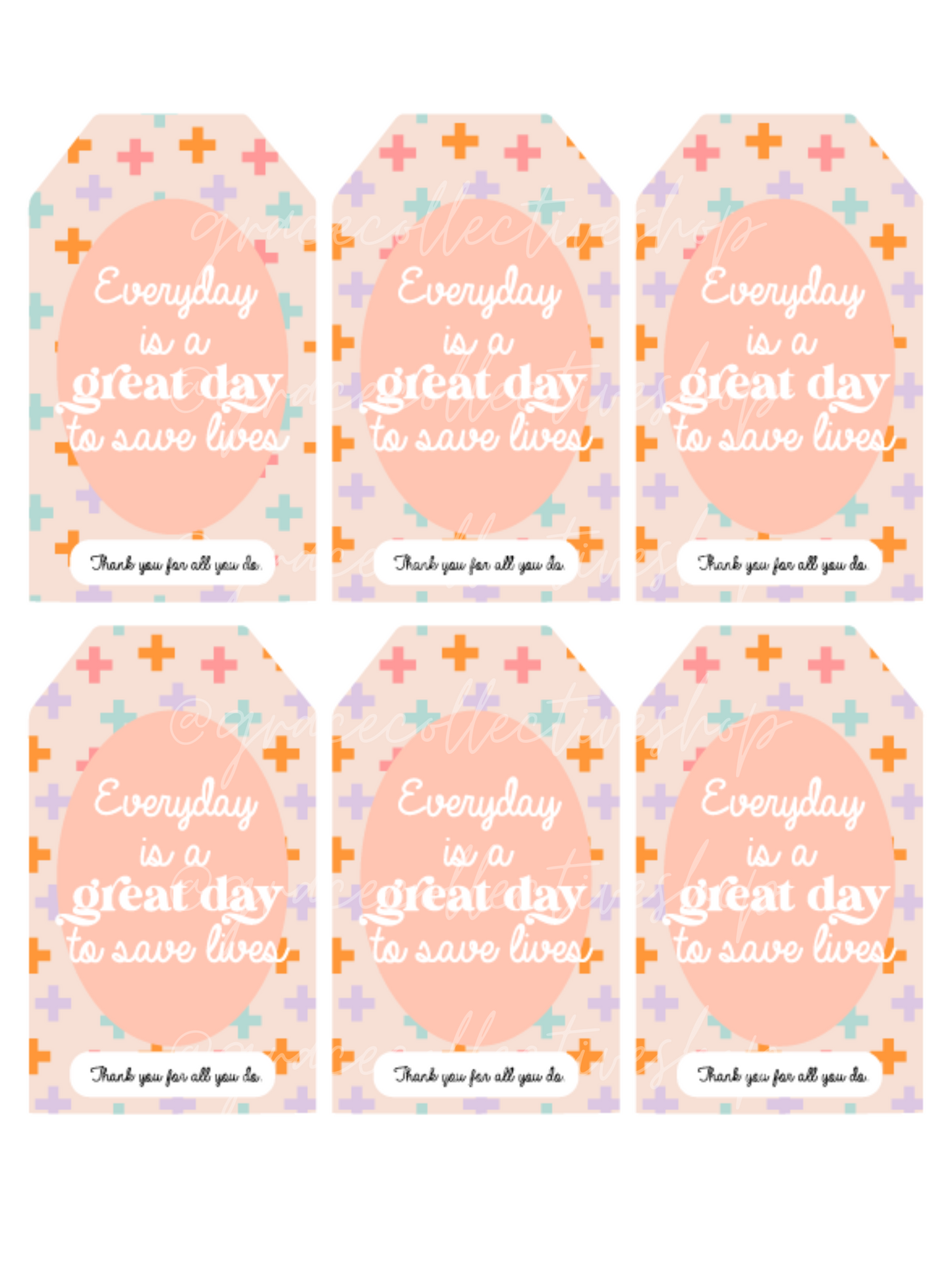 Nurse Appreciation | Printable Gift Tags and Pennant Flags