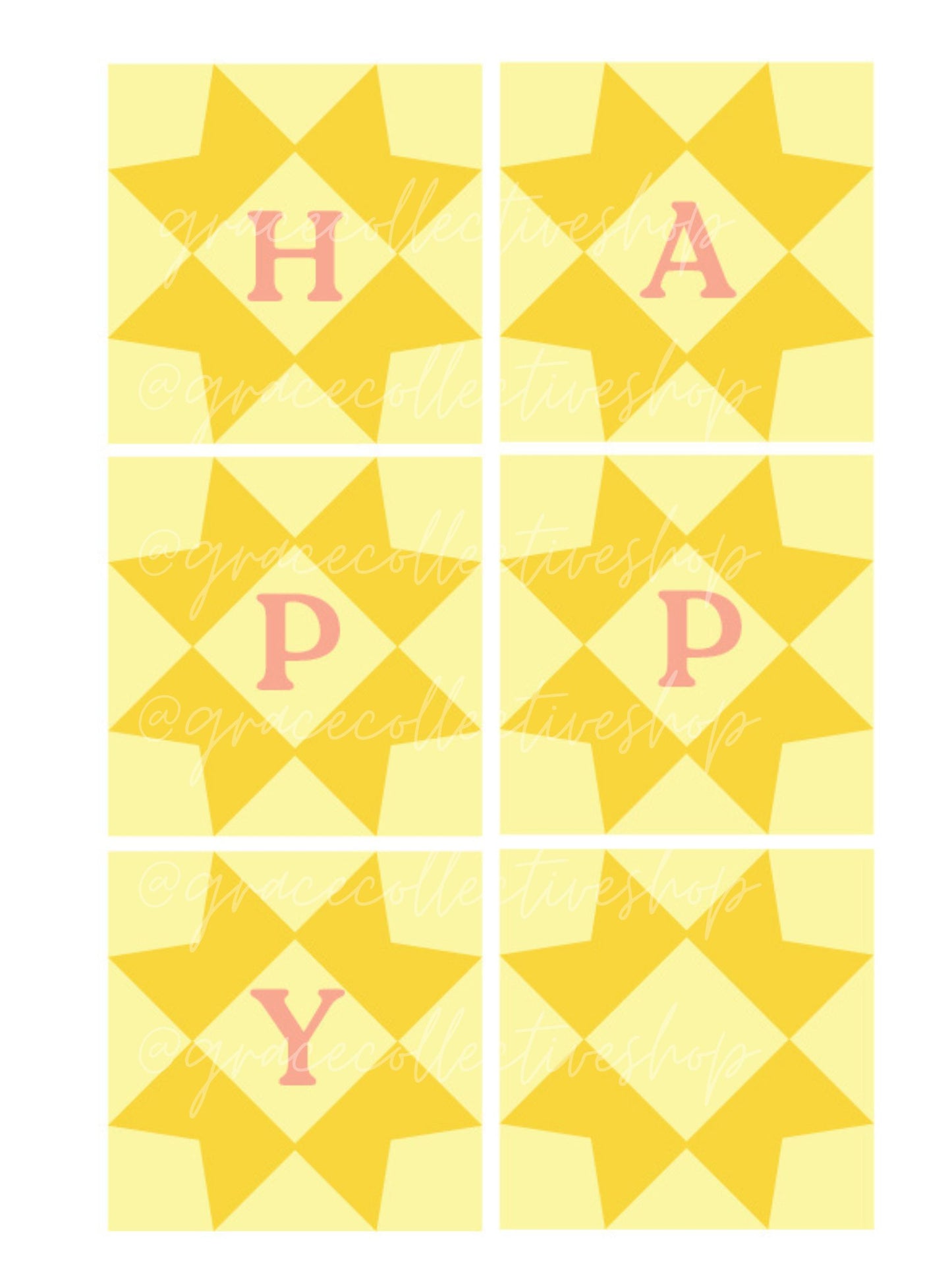 Easter Cottage Tags + Pennant Flags 25 | Printable Set