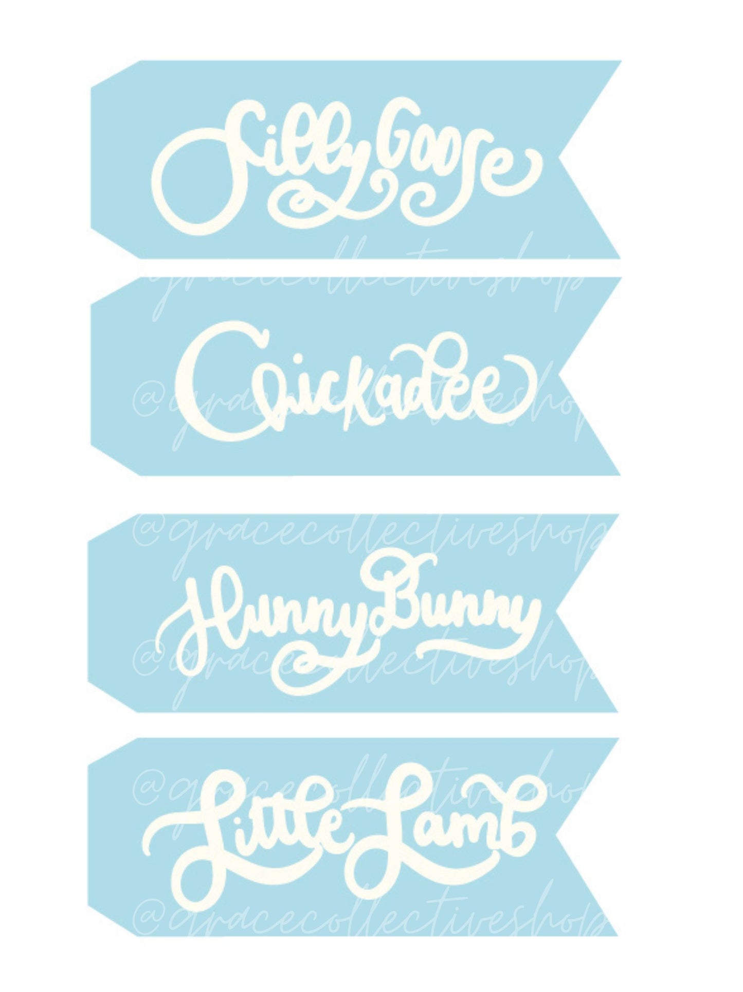 Easter Cottage Tags + Pennant Flags 25 | Printable Set