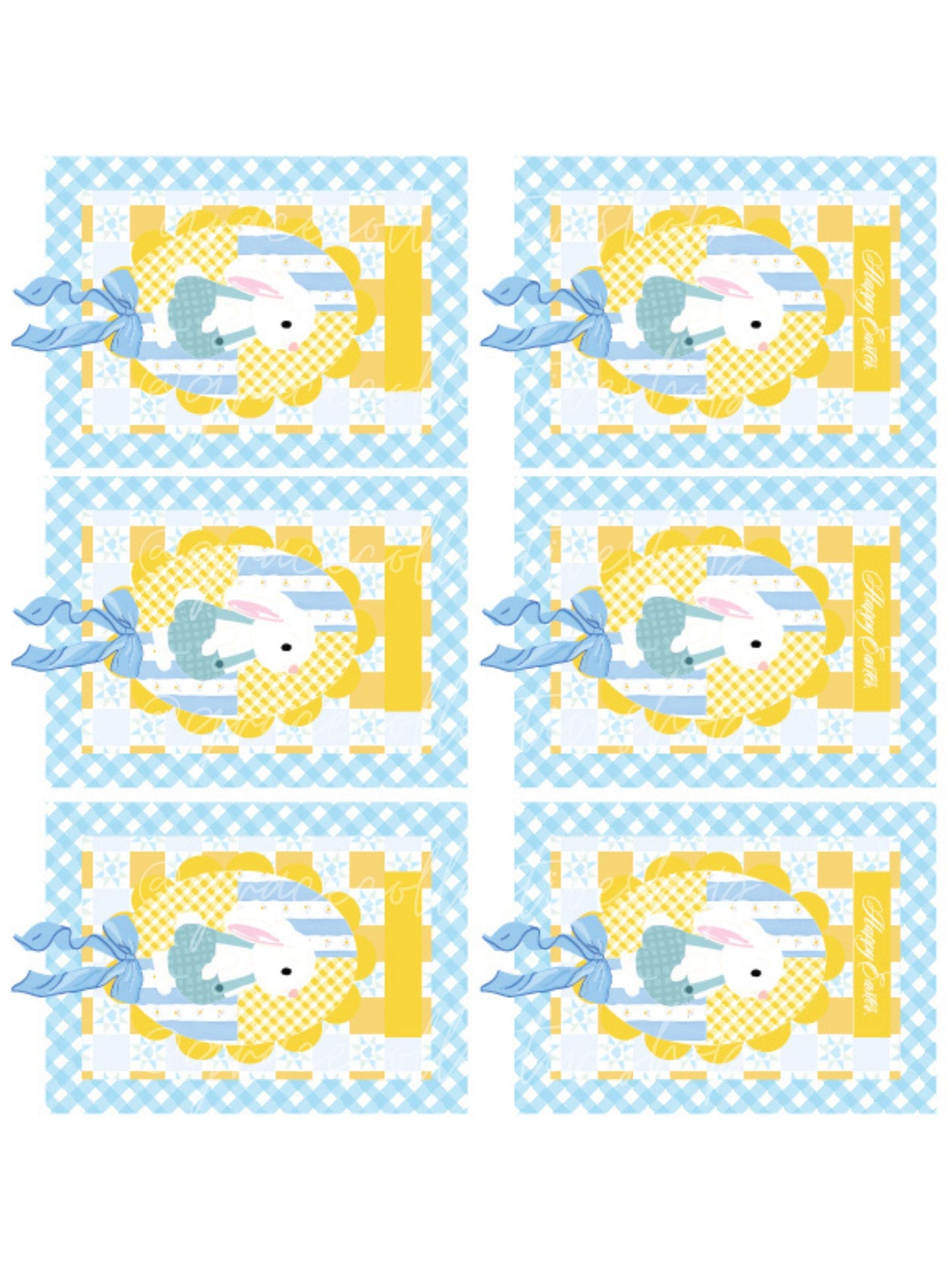 Easter Cottage Tags + Pennant Flags 25 | Printable Set