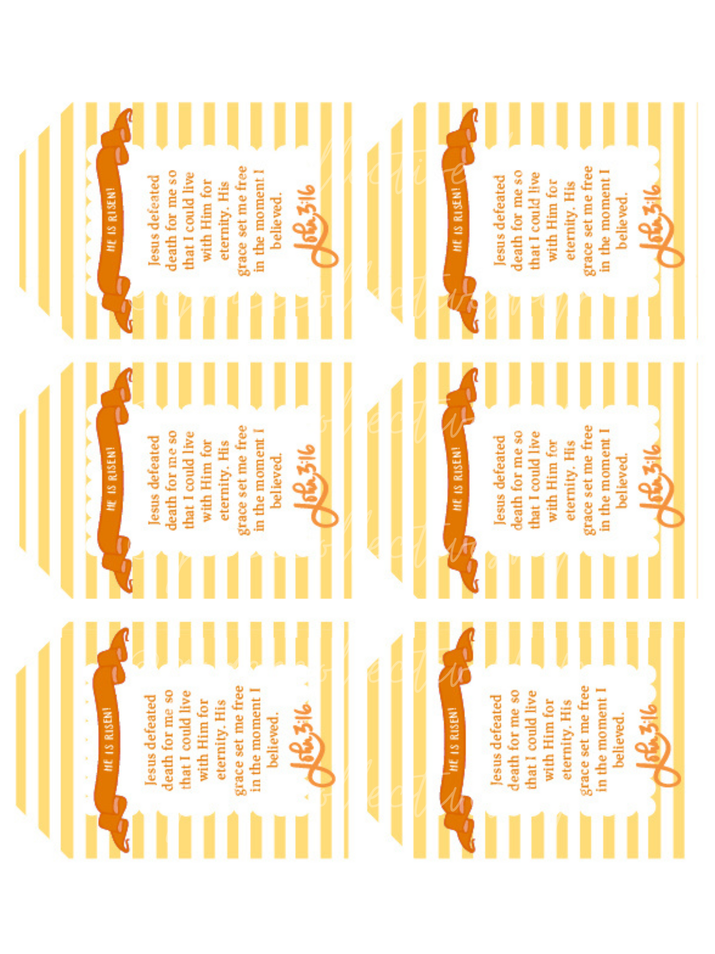 Happy Resurrection Day | Christian Easter Printable Set