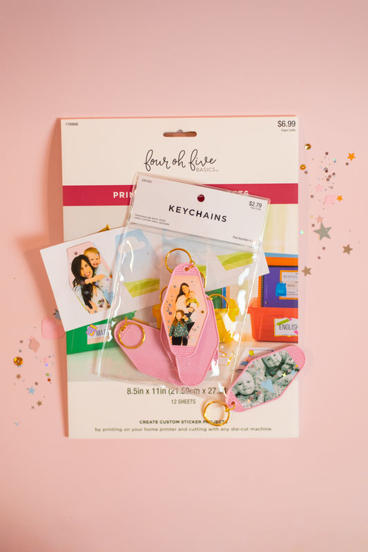 Motel Keychain | DIY Craft Template