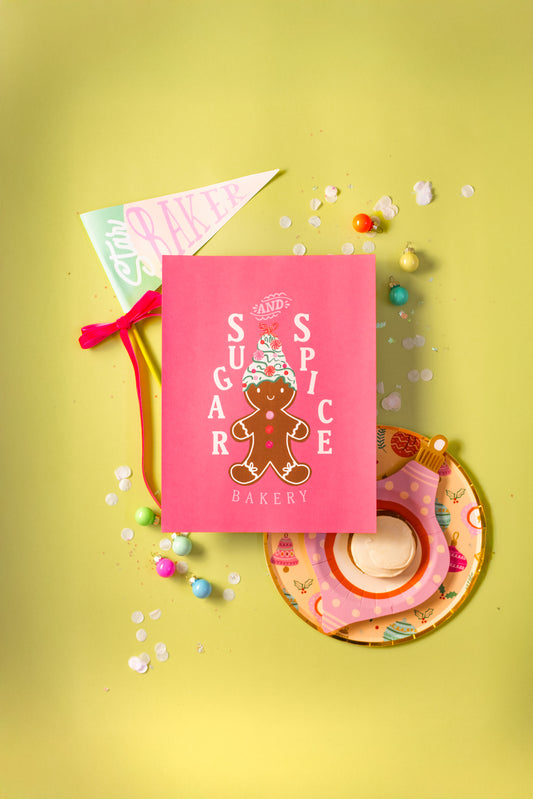 Gingerbread Bakery | Printable Art