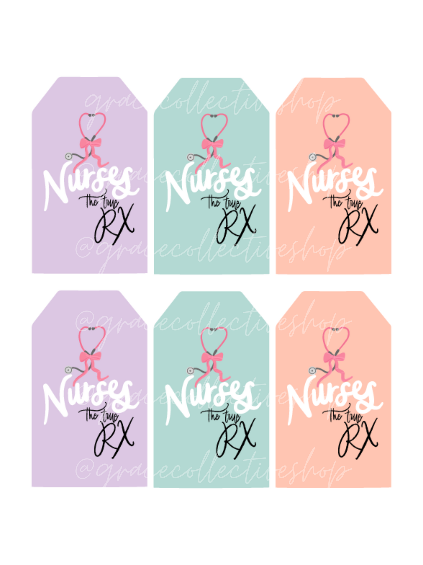 Nurse Appreciation | Printable Gift Tags and Pennant Flags