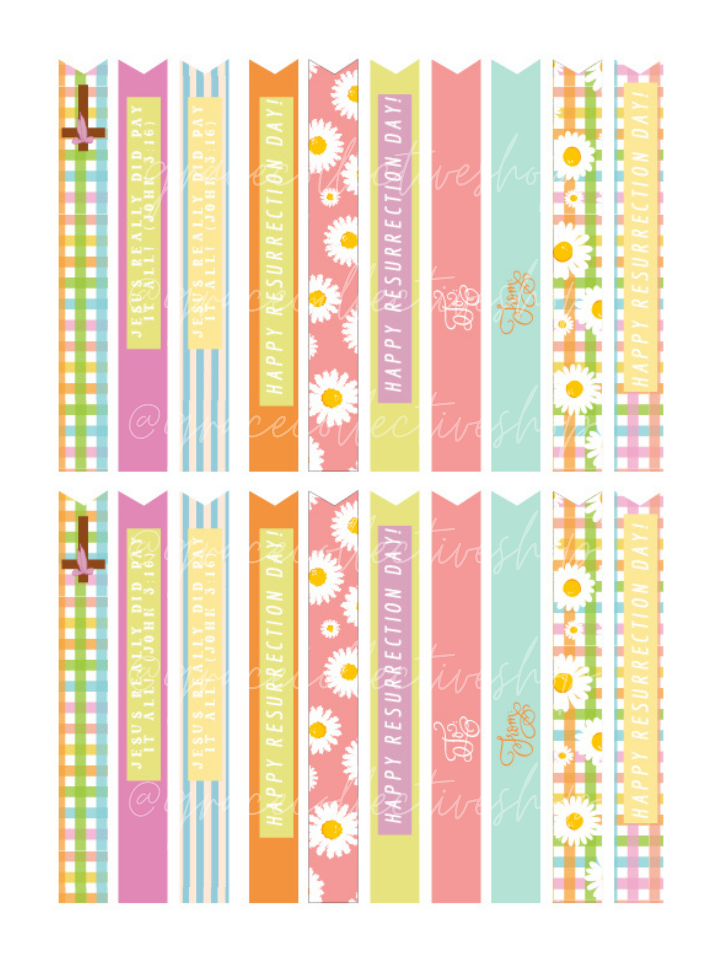 Happy Resurrection Day | Christian Easter Printable Set