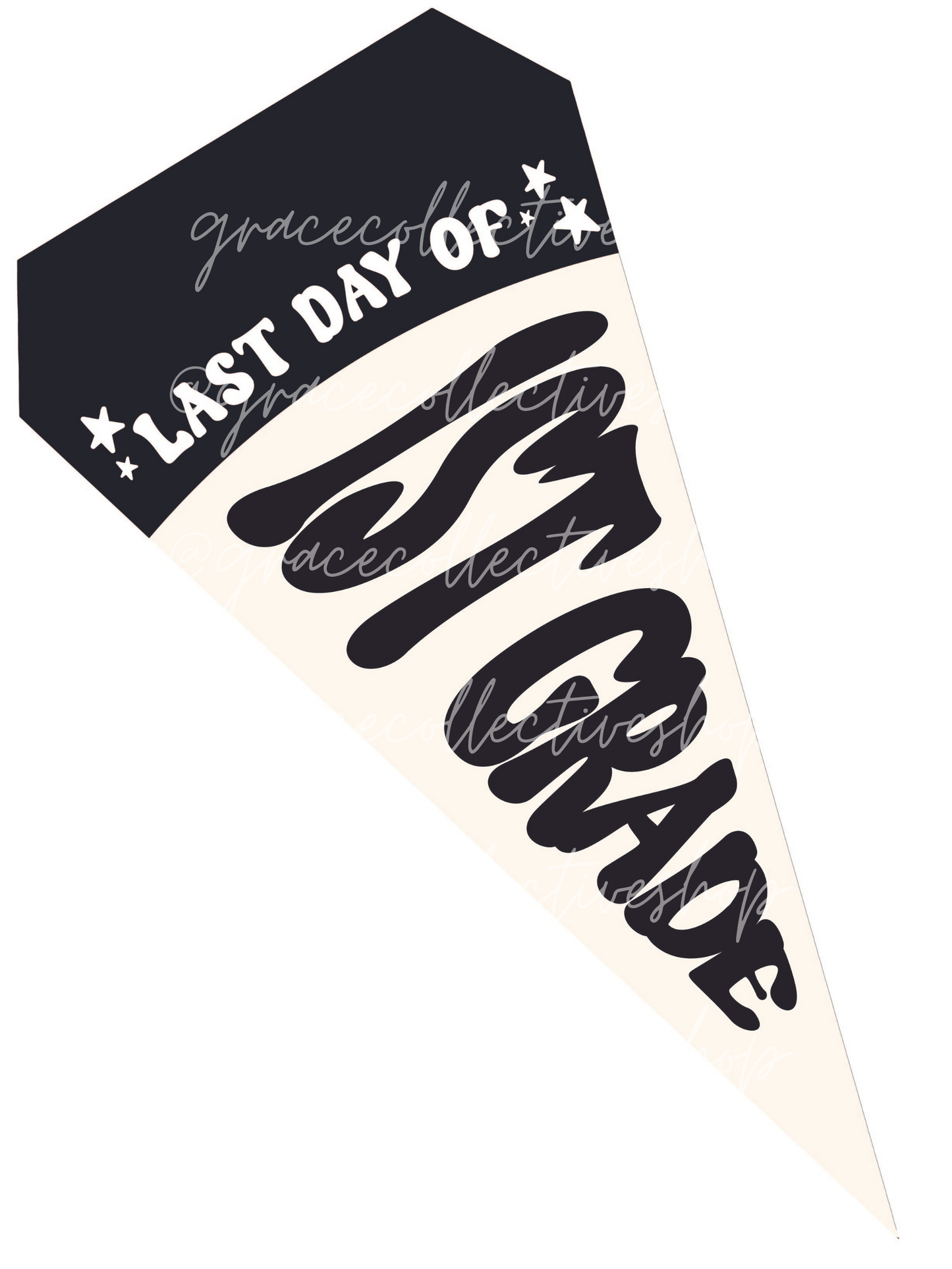 Last Day of School Classic | Pennant Printable Set