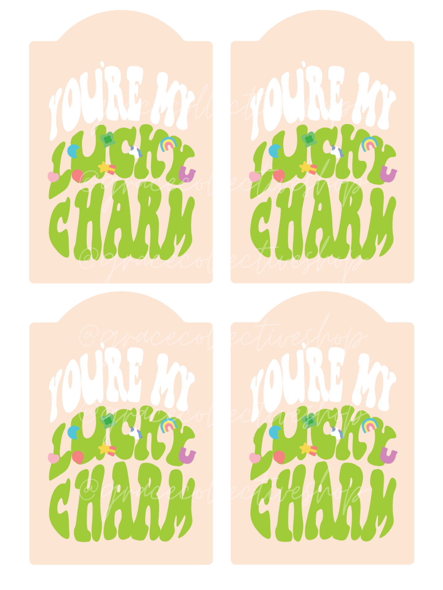 Lucky + Charmed | Printable Party Set