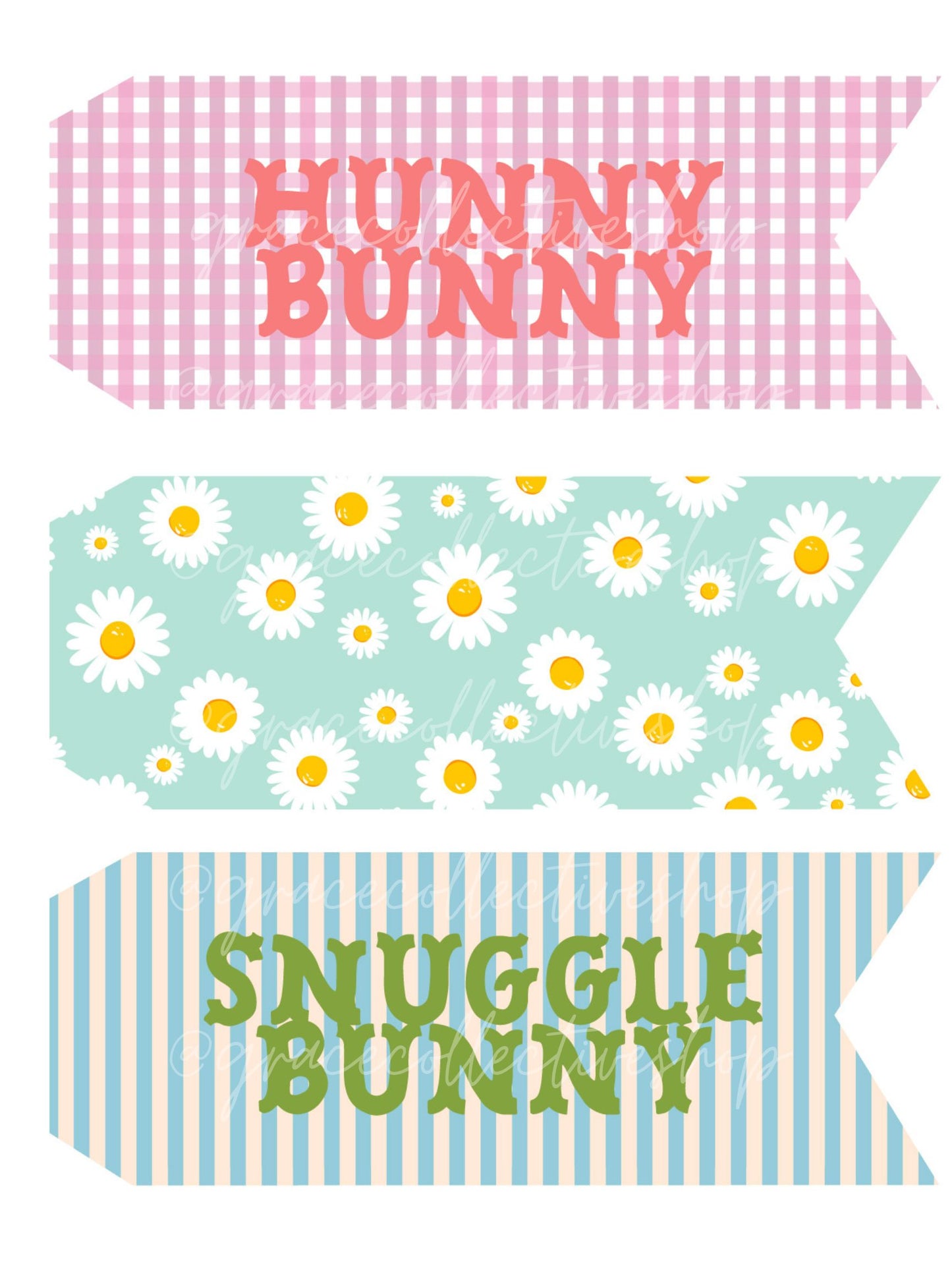 Easter Tags + Flags 24| Printable Set