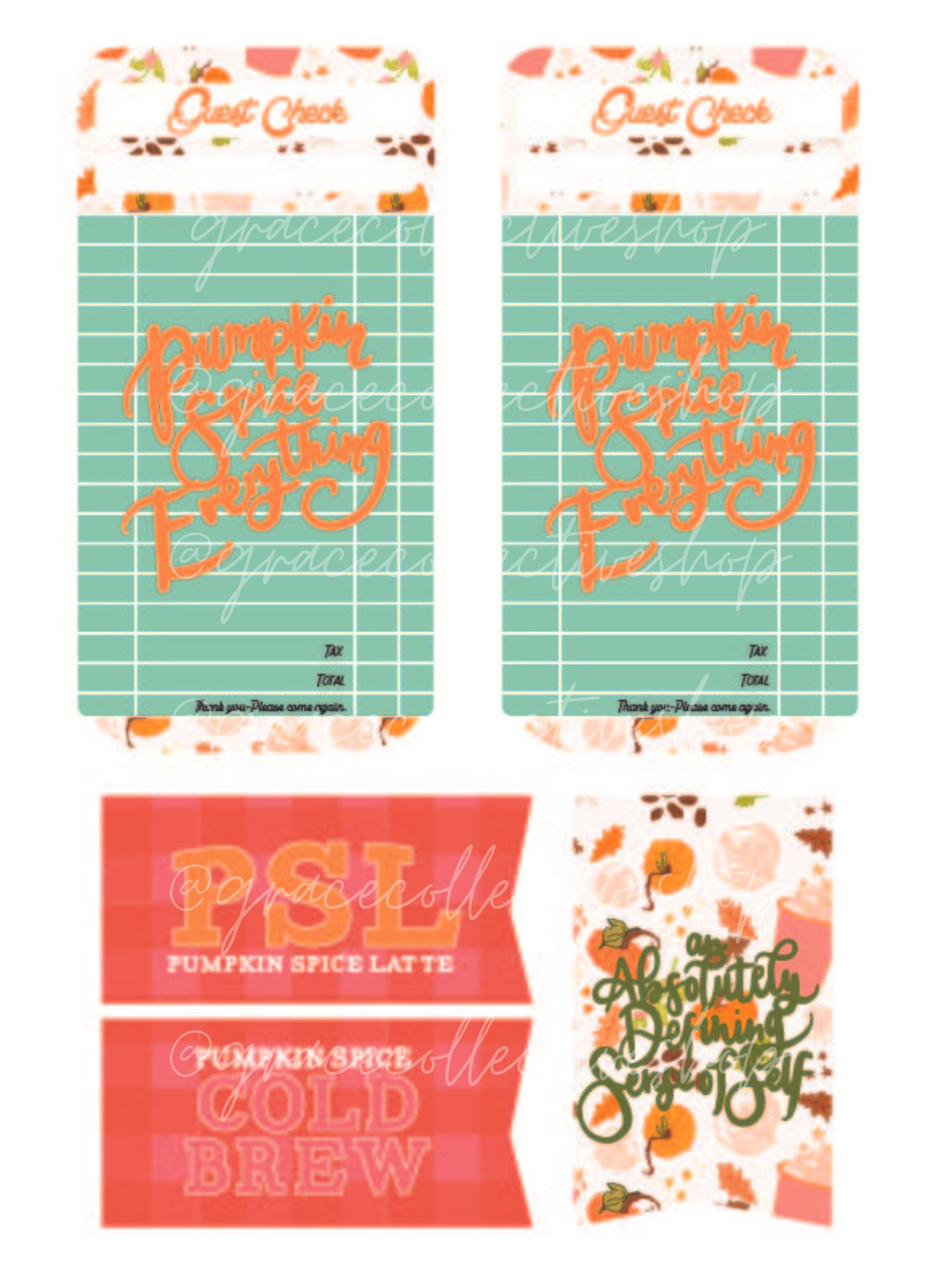 Pumpkin Spice Latte | Printable Collaboration with @jackiegblog