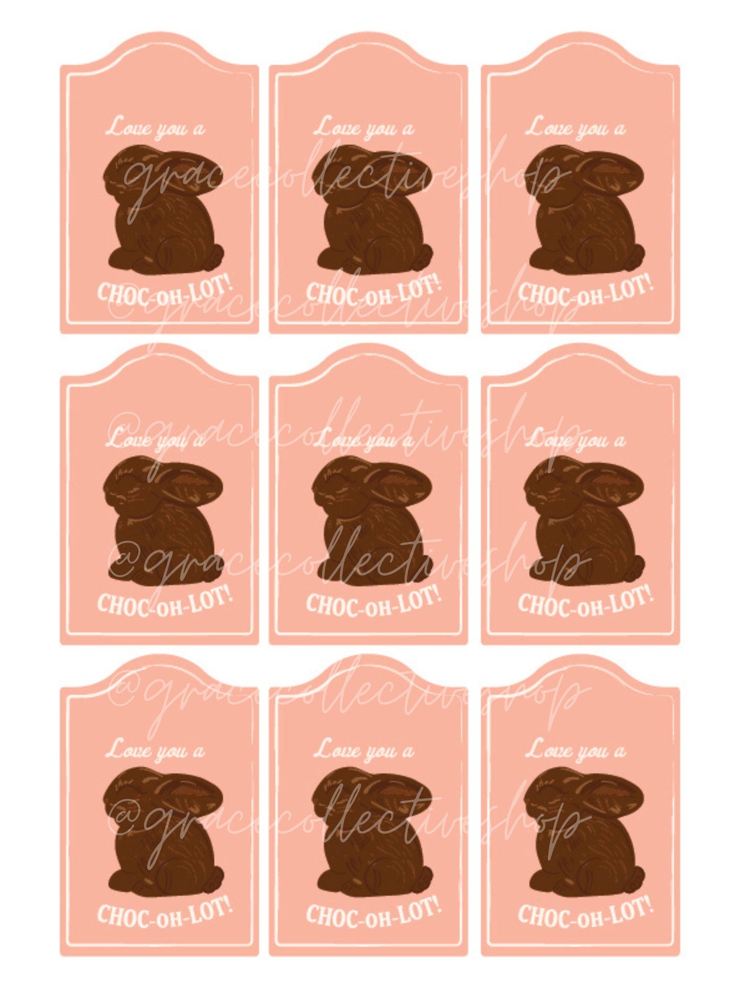 Easter Cottage Tags + Pennant Flags 25 | Printable Set