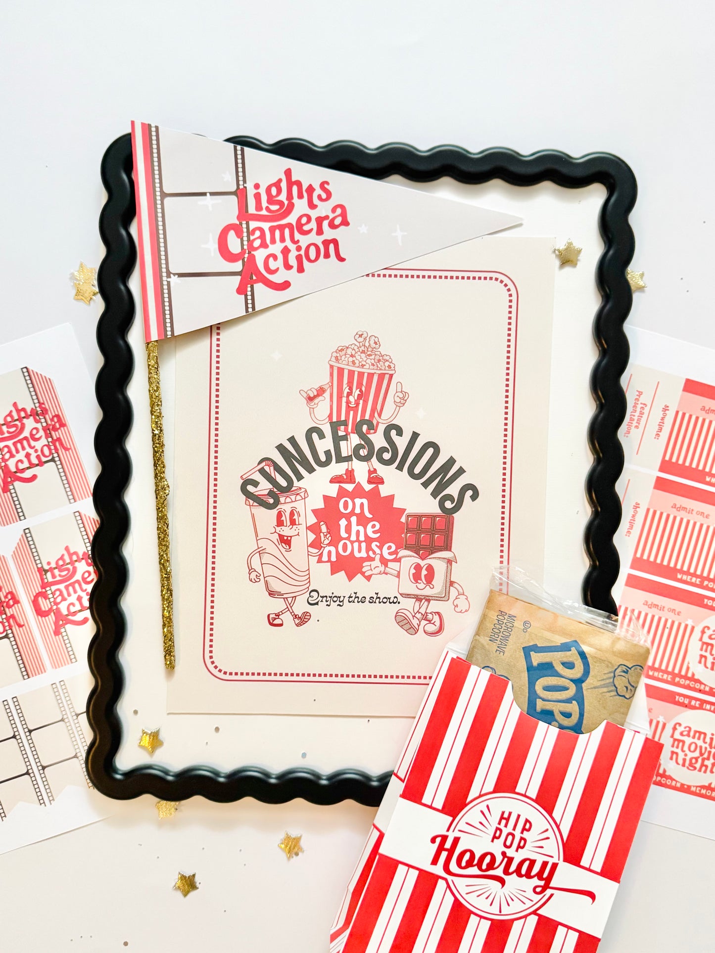 Family Movie Night | Printable Party Set