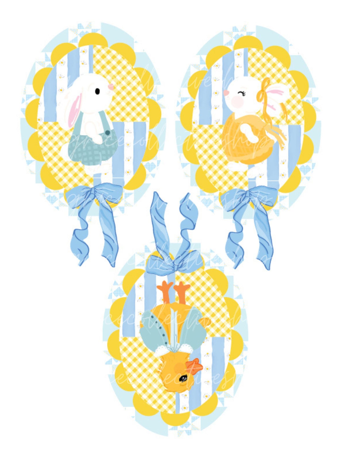 Easter Cottage Tags + Pennant Flags 25 | Printable Set