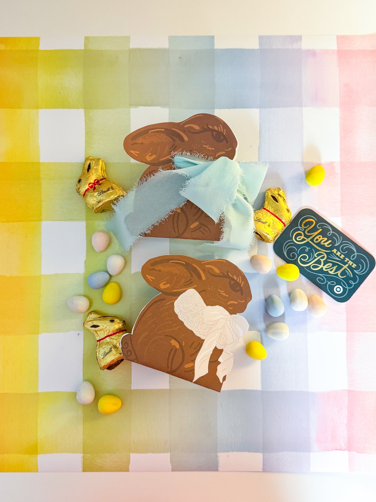 DIY Chocolate Bunny | Gift Card Holder Printable
