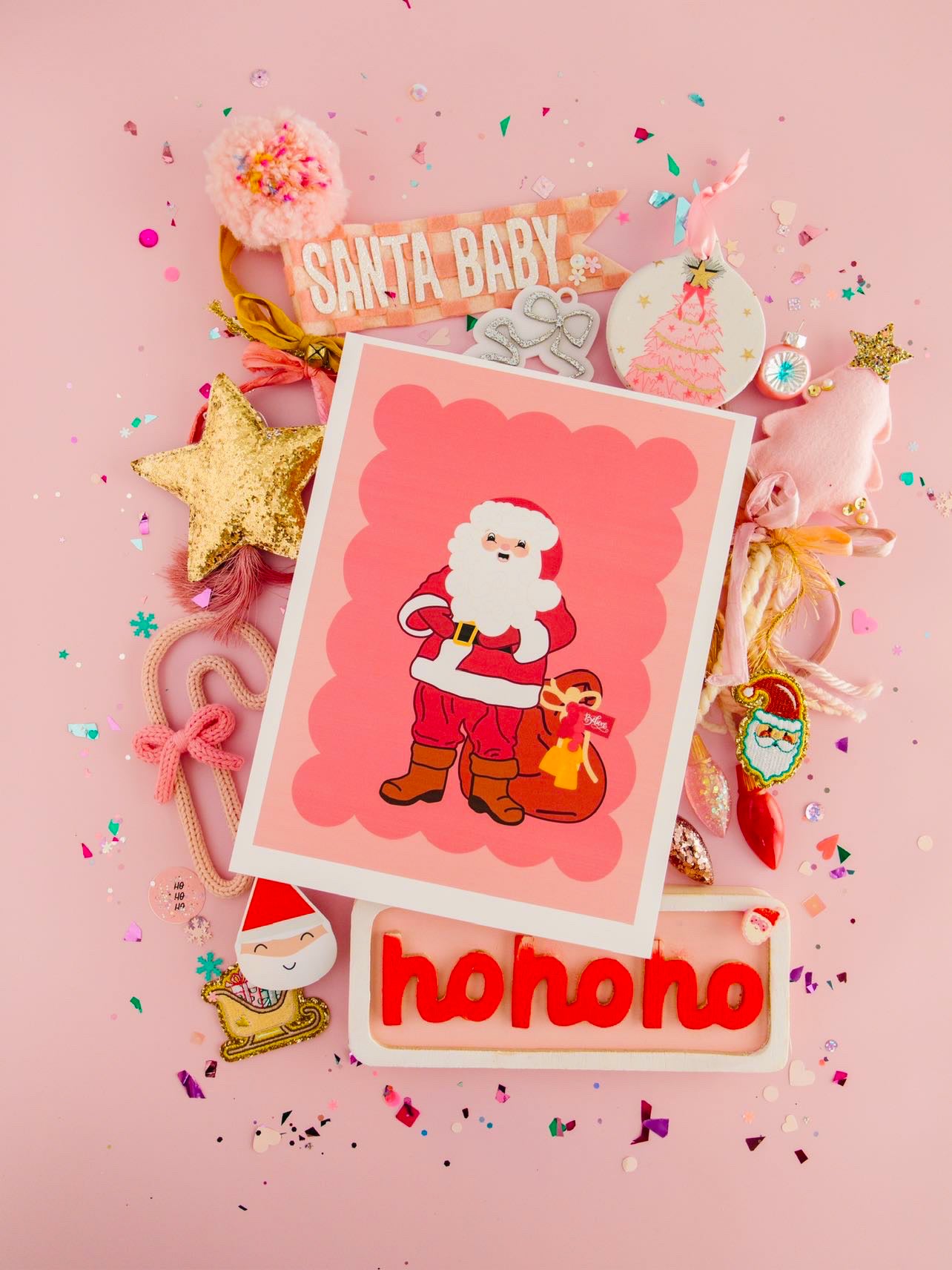 Santa Claus Set | Christmas Printable Wall Art
