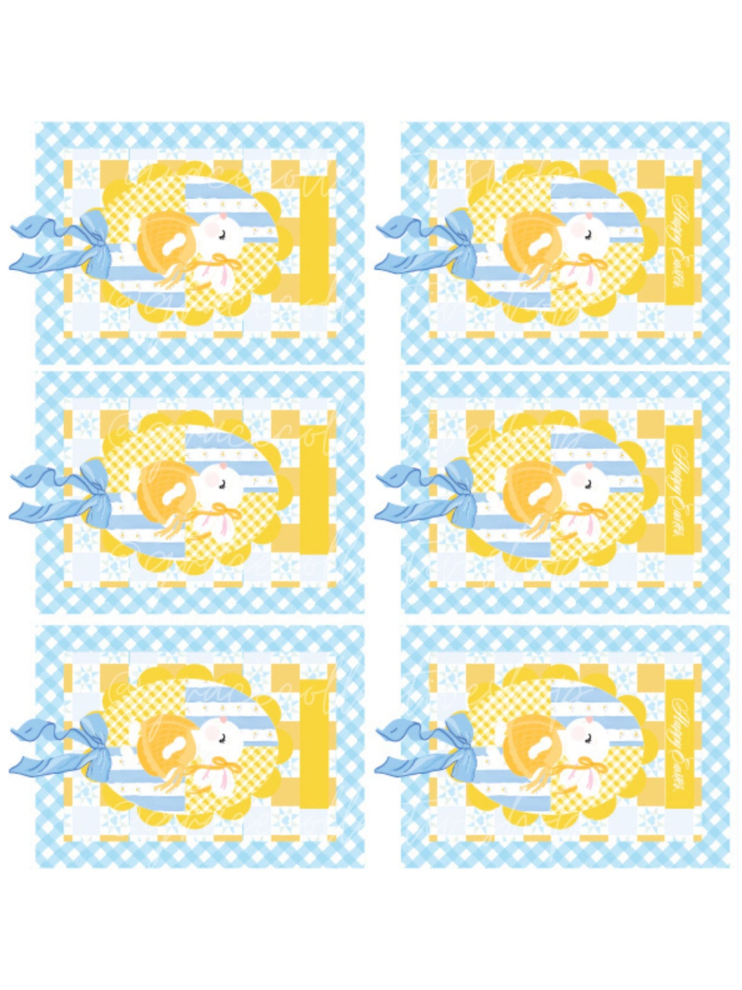 Easter Cottage Tags + Pennant Flags 25 | Printable Set
