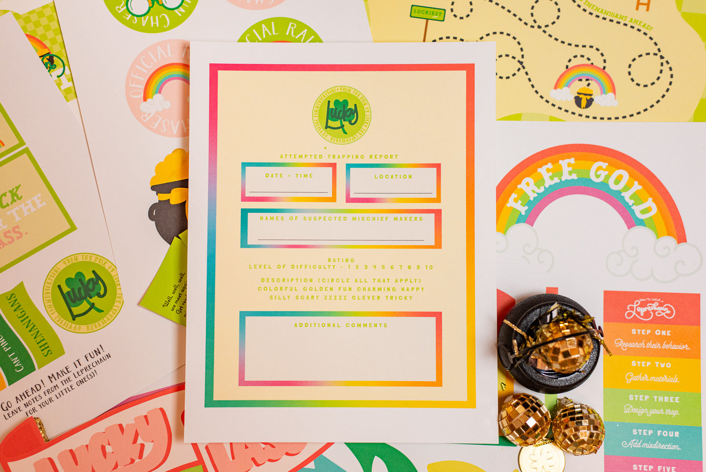 Leprechaun Trap Printable | Activity Set