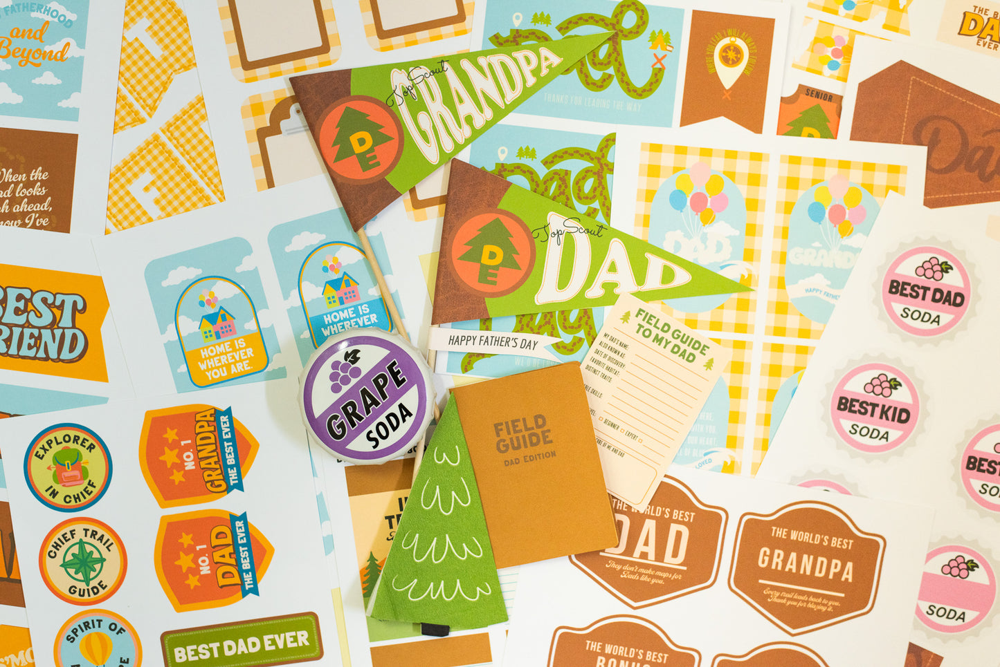 Father's Day Adventure Theme | Printable Party Set