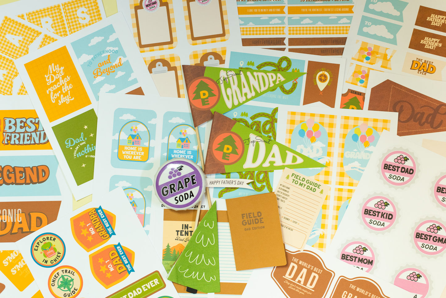 Father's Day Adventure Theme | Printable Party Set