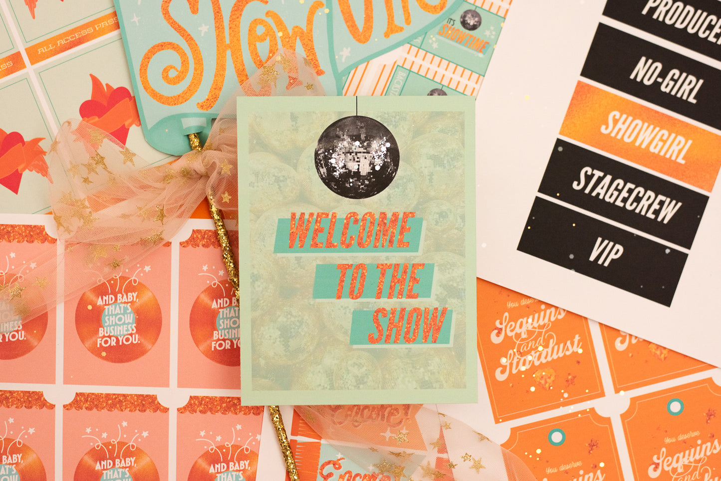 Welcome to the Show, girl! | Mini Printable Set