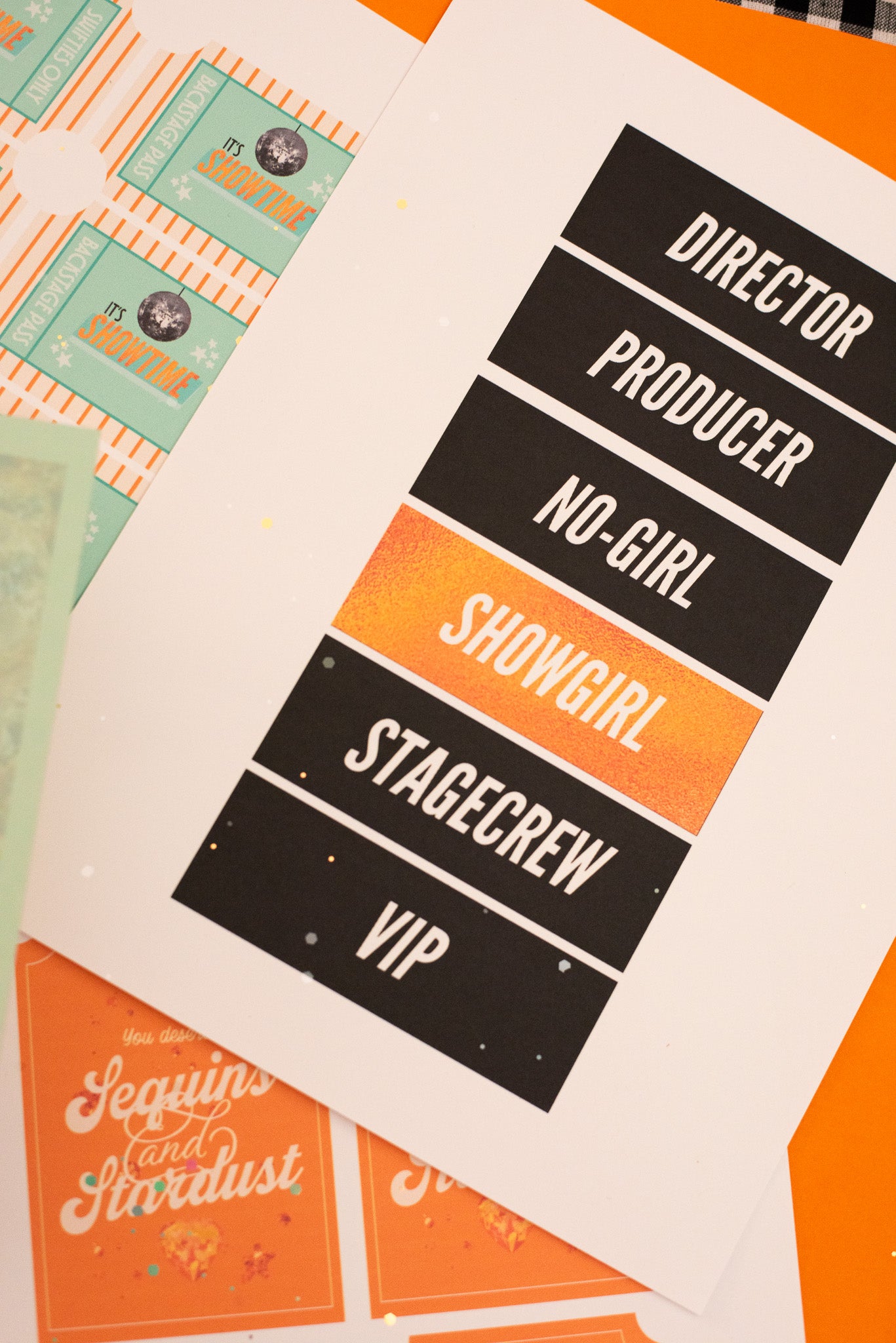 Welcome to the Show, girl! | Mini Printable Set