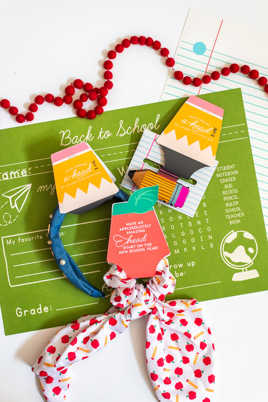 Back to School Headband Tags | Printable Collab with @addiegtaylor