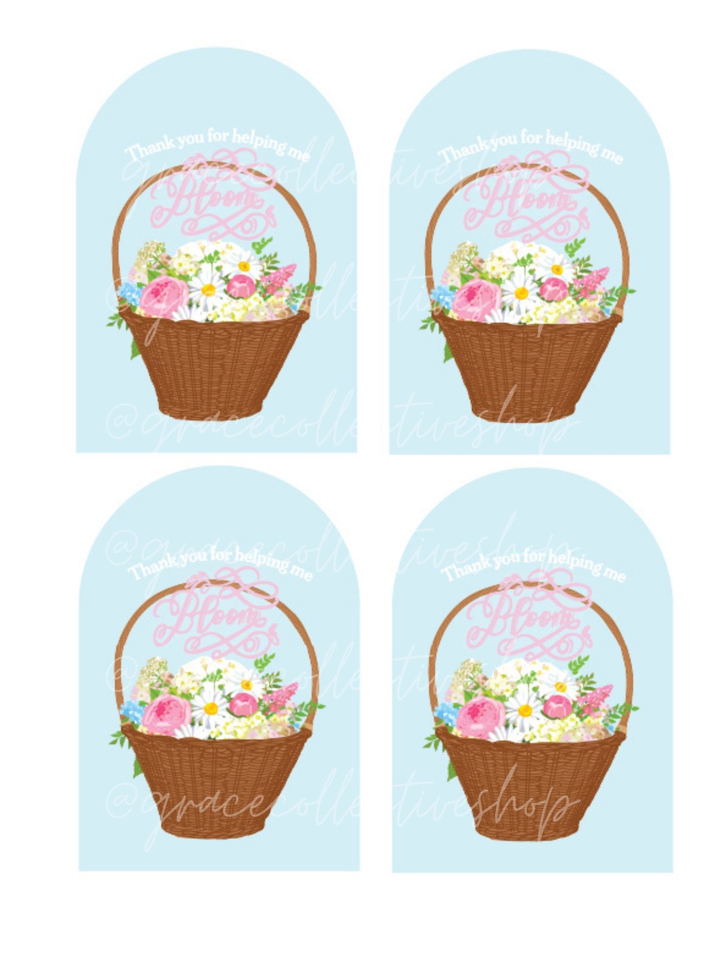 Easter Cottage Tags + Pennant Flags 25 | Printable Set