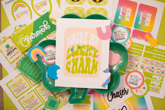 Lucky + Charmed | Printable Party Set