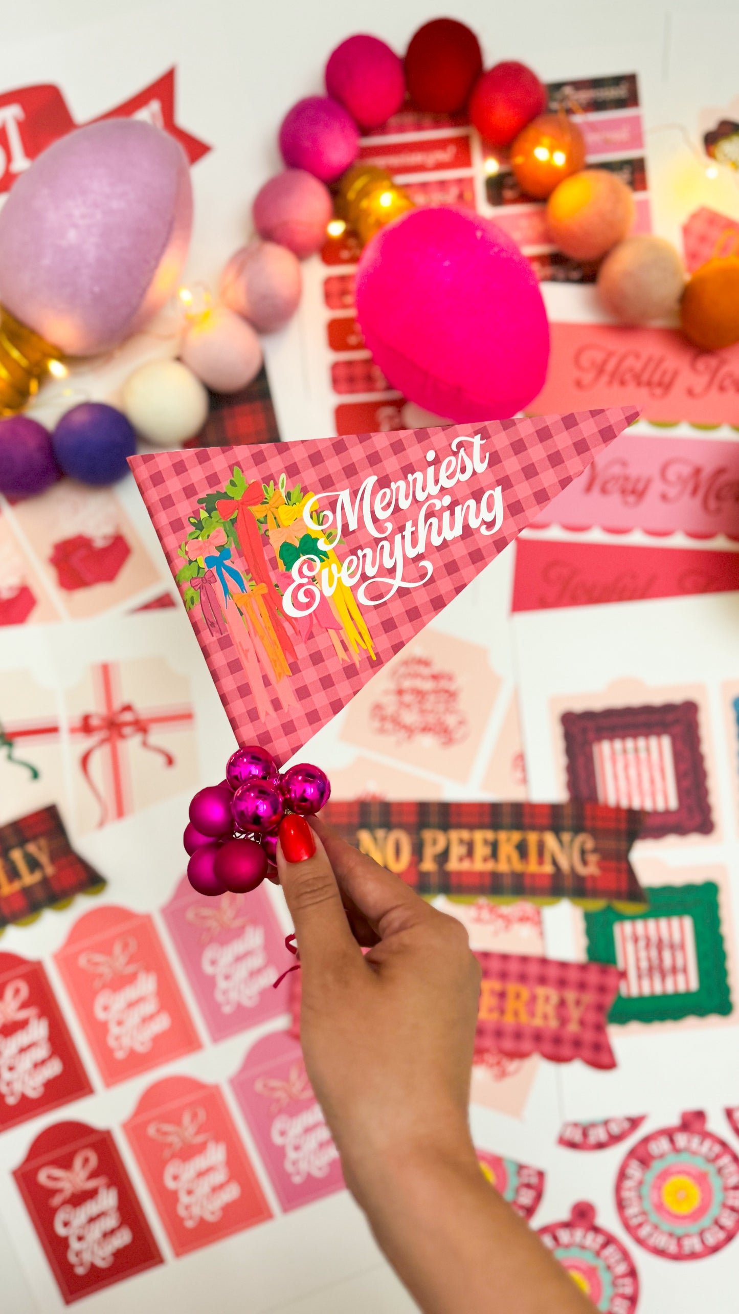 Vintage Very Merry | Christmas Printable Set
