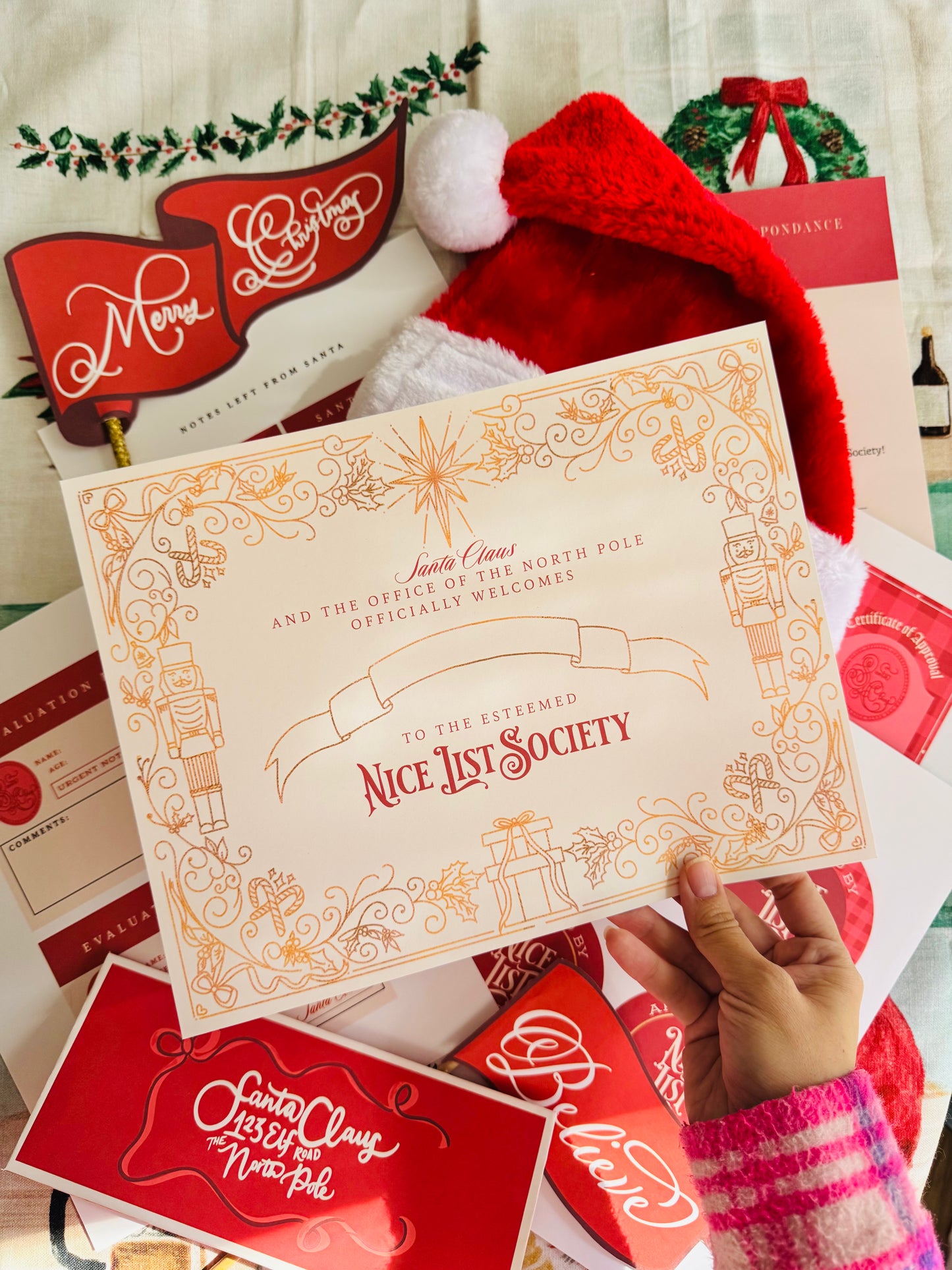 Vintage Santa Tradition Set | Printable Activity Set