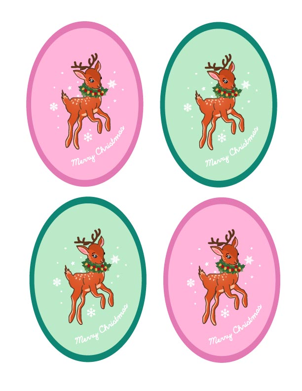 Merry + Bright | Christmas Printable Party Set