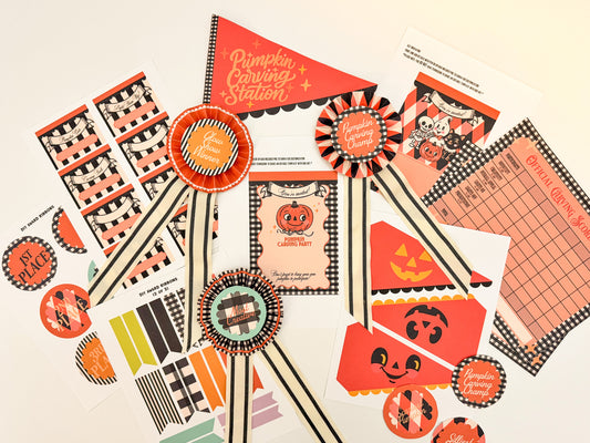 Pumpkin Carving Party | Printable Party Set