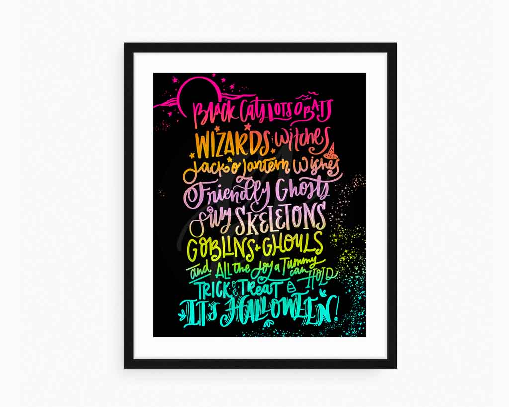 It's Halloween Rainboo | Art Print