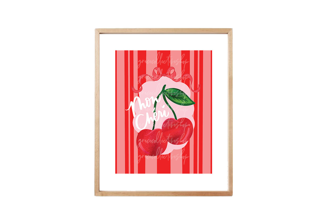 Mon Cheri (My Darling) | Valentine Printable Art