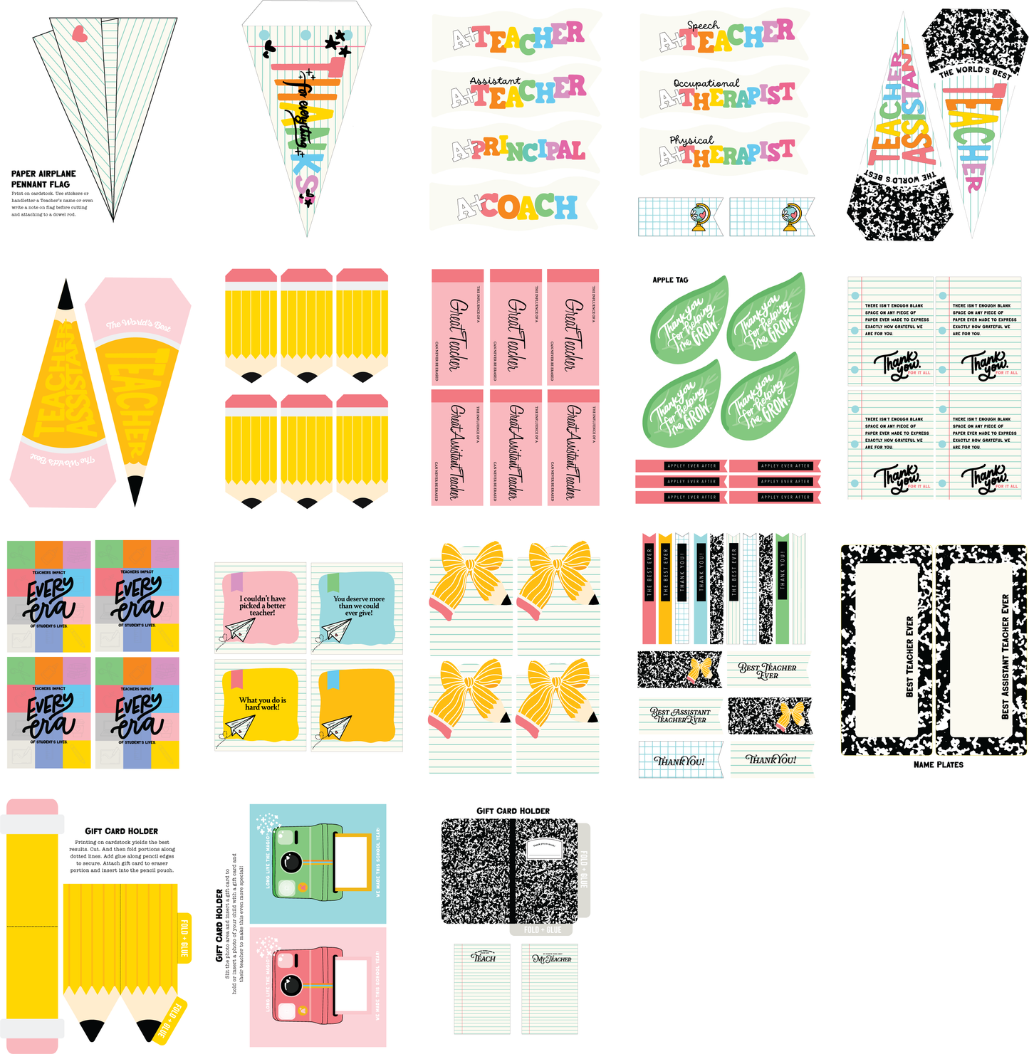 Teacher's Appreciation 24 | Activity Set