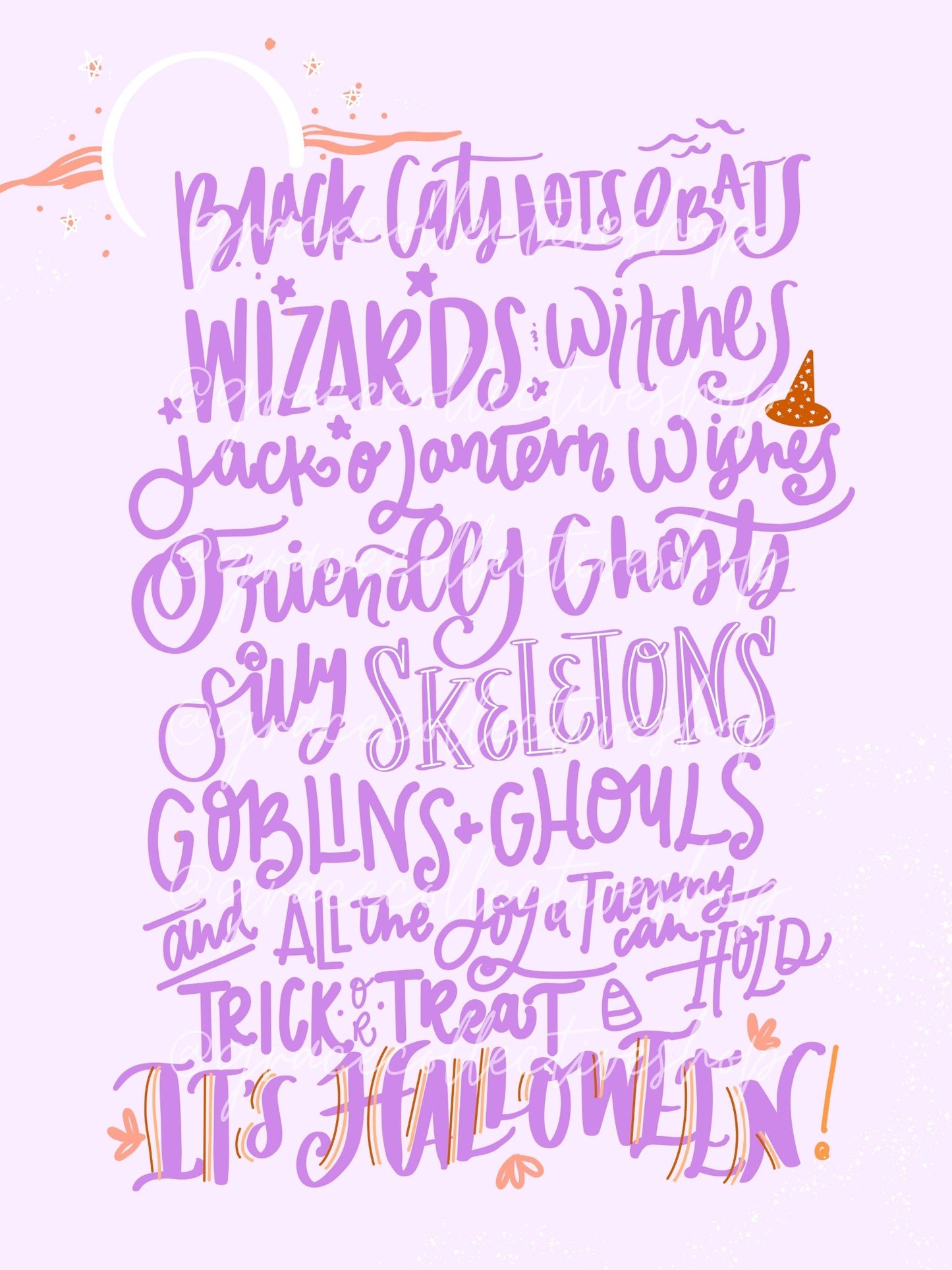 It's Halloween (Multiple Colorways) | Art Print