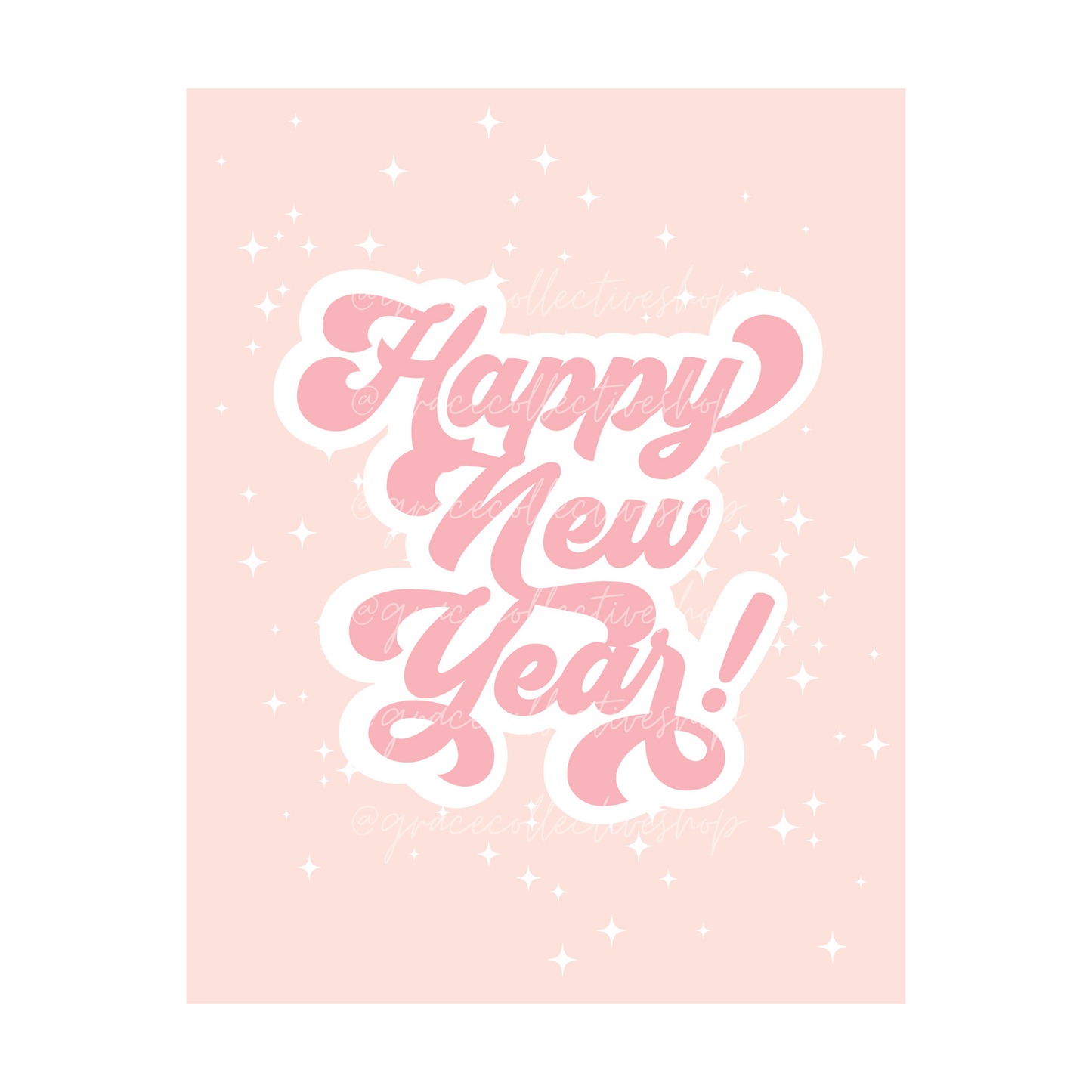 Feliz año nuevo | Arte imprimible
